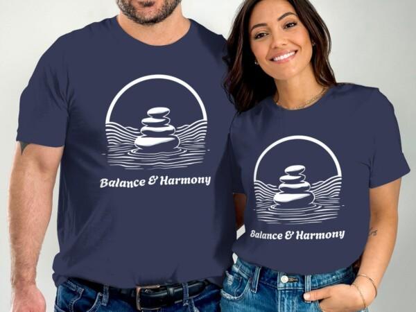 Balance and Harmony Unique Graphic T-Shirts - Image 2