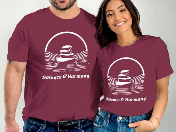Balance and Harmony Unique Graphic T-Shirts - Image 3