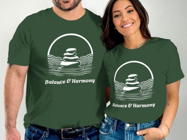 Balance and Harmony Unique Graphic T-Shirts - Image 4