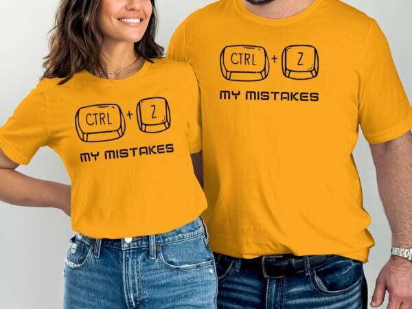 Funny Computer Shirt, Ctrl+Z My Mistakes T-Shirt, Geek Humor Tee, Programmer Gift, Computer Lover Tee, Techie Humor Shirt - Image 6