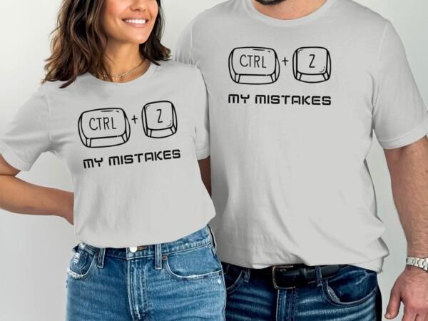 Funny Computer Shirt, Ctrl+Z My Mistakes T-Shirt, Geek Humor Tee, Programmer Gift, Computer Lover Tee, Techie Humor Shirt - Image 7