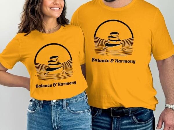 Balance and Harmony Unique Graphic T-Shirts - Image 6