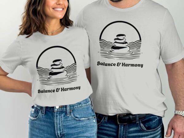 Balance and Harmony Unique Graphic T-Shirts - Image 7