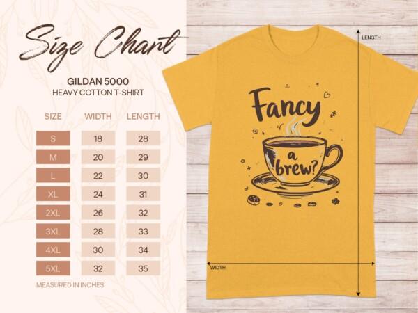 Fancy a brew coffee lovers t shirt, Cute tea lover shirt, Hot beverage t shirt, Caffeine queen tee, Unique gift for coffee fans - Image 9