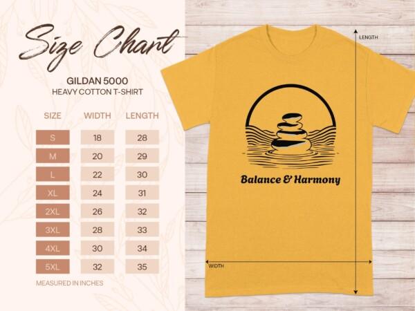 Balance and Harmony Unique Graphic T-Shirts - Image 9