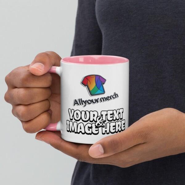 Custom Design 11oz Accent Mug - Image 5