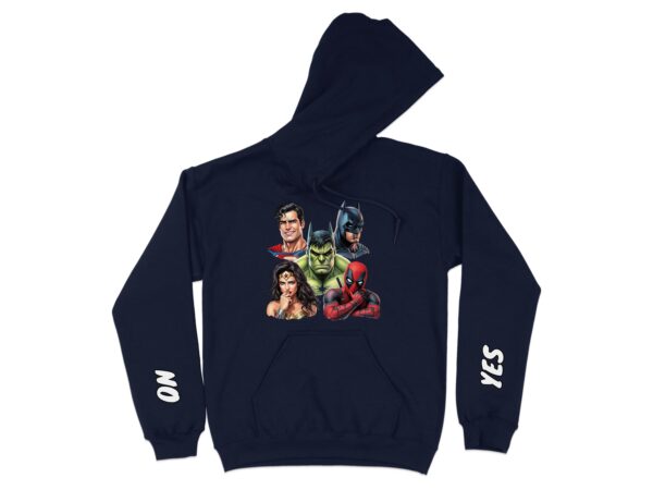 Comic Book Heroes Communication Hoodie, Emotional Support, Autism Aware - Image 5