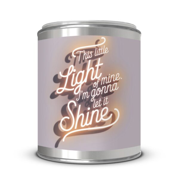 This Little Light of Mine, Paint Can Scented Candles, 2 Sizes - Image 4