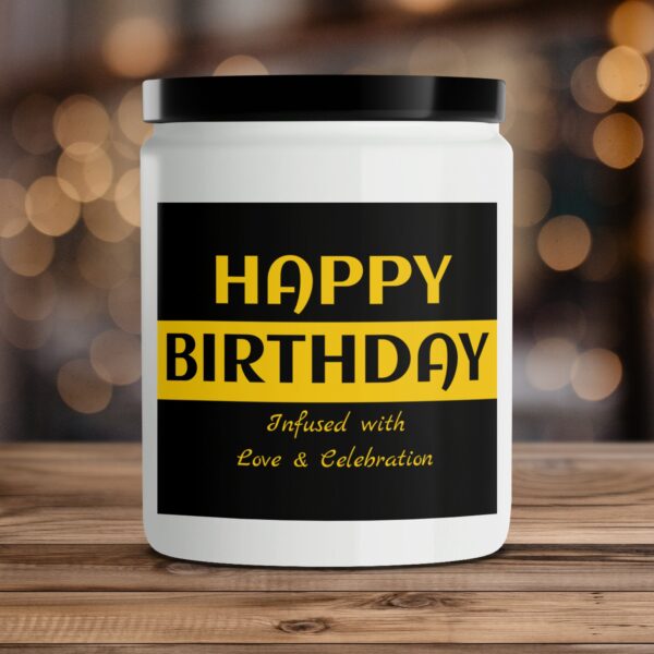 Happy Birthday Scented Candle Infused with Love Celebration Gift Candle