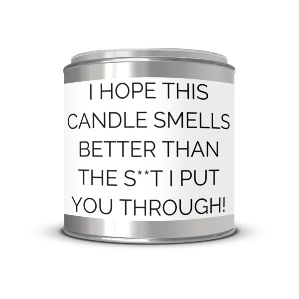 Funny Aromatic Humor Quote, Paint Can Scented Candles, 2 Sizes - Image 2