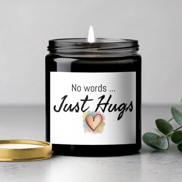 No Words Just Hugs Candle, Heartwarming Gift Candle, Comforting Aromatherapy Candle - Image 5