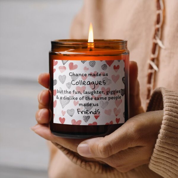 Fun and Heartwarming Friends, Amber Jar Scented Candles, 2 Sizes - Image 6