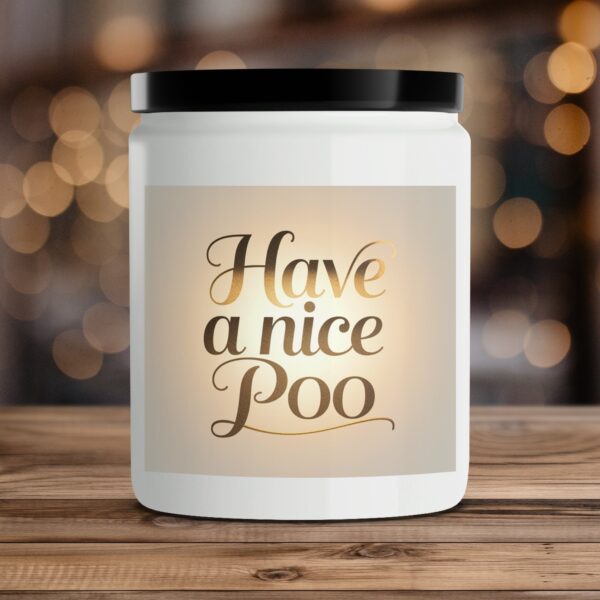 Funny Scented Candle, Bathroom Decor Candle, Have a Nice Poo Candle, Unique Gift Candle