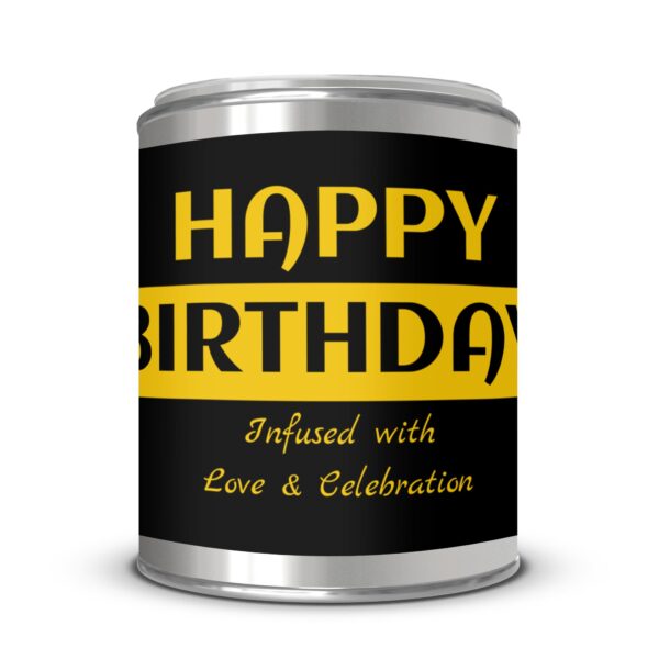 Happy Birthday Infused with Love and Celebration, Birthday Gift, Paint Can Scented Candles, 2 Sizes - Image 4