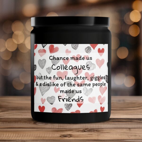 Scented Candle Gift, Friendship Quotes Candle, Funny Candle Gift for Colleagues Best Friends - Image 4
