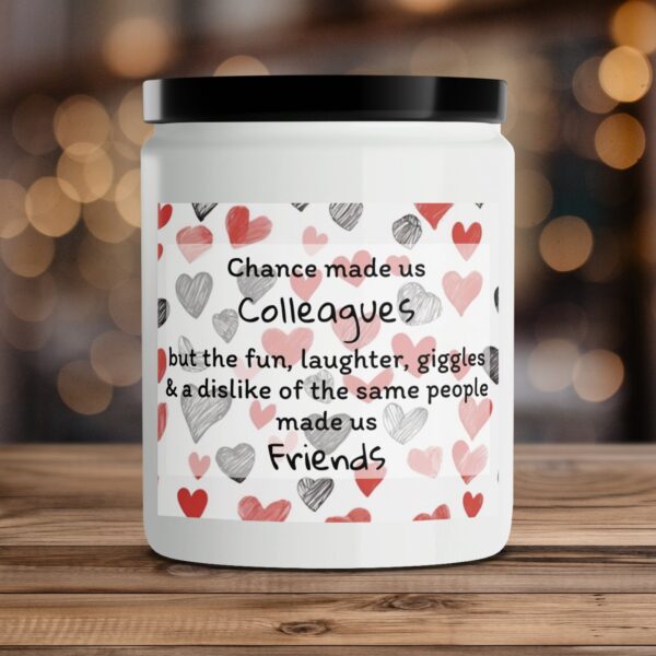 Scented Candle Gift, Friendship Quotes Candle, Funny Candle Gift for Colleagues Best Friends