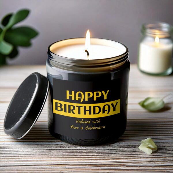 Happy Birthday Scented Candle Infused with Love Celebration Gift Candle - Image 6