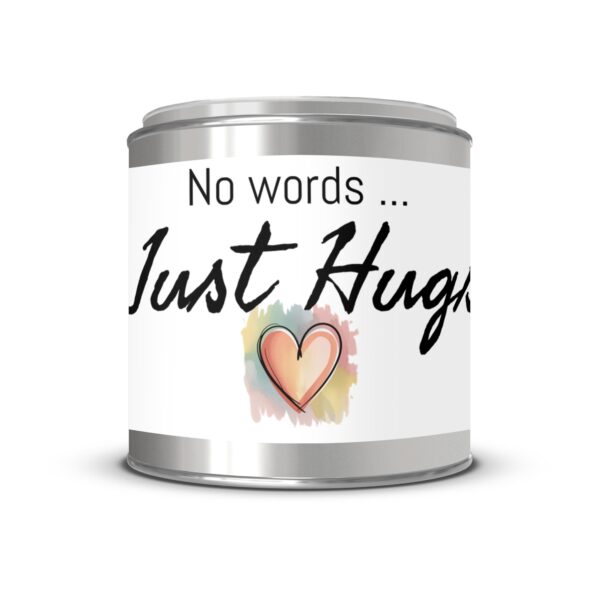 Heartwarming No Words Just Hugs, Paint Can Scented Candles, 2 Sizes - Image 2