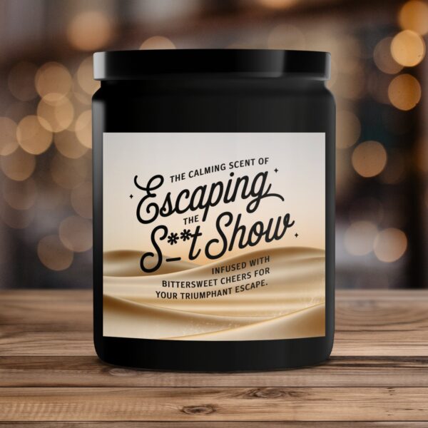 Calming Scent Scented Candle, Escape the Stress, Bittersweet Cheer Aromatherapy, Relaxation Candle, Stress Relief Candle - Image 4