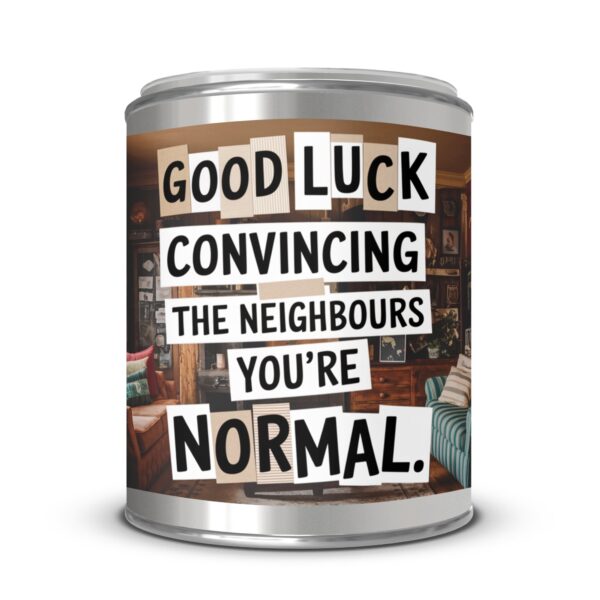 Good Luck Convincing Neighbours Paint Can Scented Candles, 2 Sizes - Image 4