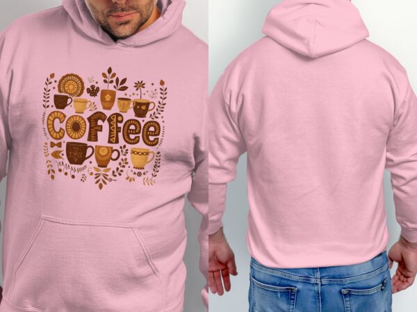 Coffee Lovers Range, Retro Coffee Art Tops, T-Shirts, Sweatshirts, Hoodies - Image 12