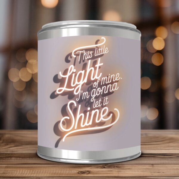 This Little Light of Mine, Paint Can Scented Candles, 2 Sizes - Image 3