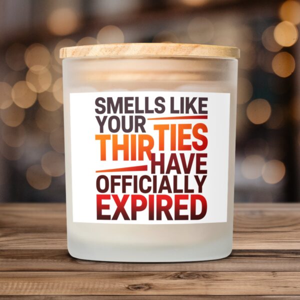 Celebrate with Frosted Glass Scented Candle for Special Occasions