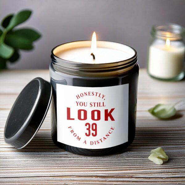 PERSONALISE: Honestly You Still Look 39, Funny Birthday Candle Gift - Image 6