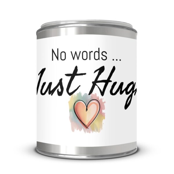 Heartwarming No Words Just Hugs, Paint Can Scented Candles, 2 Sizes - Image 4