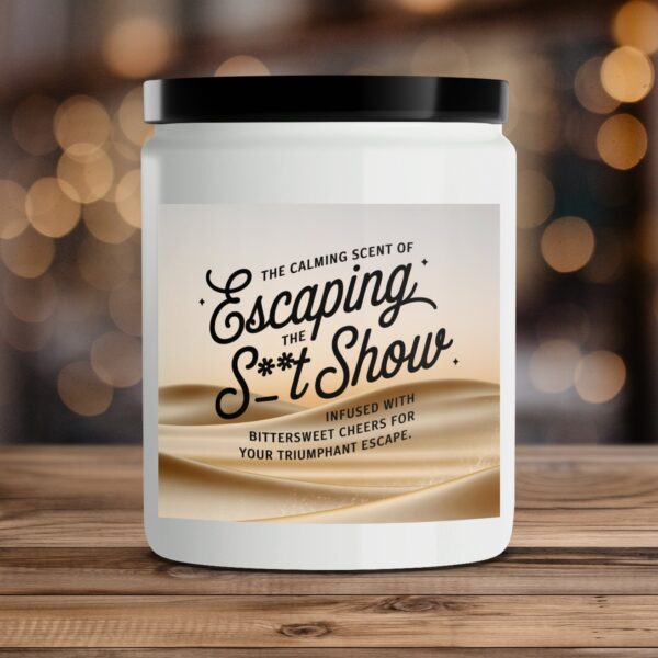 Calming Scent Scented Candle, Escape the Stress, Bittersweet Cheer Aromatherapy, Relaxation Candle, Stress Relief Candle