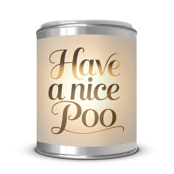 Have a nice poo, Funny Gift, Paint Can Scented Candles, 2 Sizes - Image 4