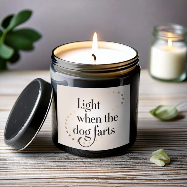 Light When The Dog Farts Candle, Funny Scented Candle Gift, Dog Lover Joke Candle, Pet Owner Gift - Image 6