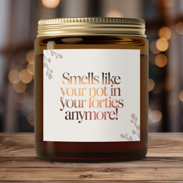 Refreshing Aromatic Experience, Amber Jar Scented Candles, 2 Sizes - Image 4