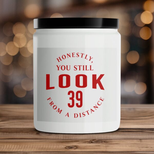 PERSONALISE: Honestly You Still Look 39, Funny Birthday Candle Gift