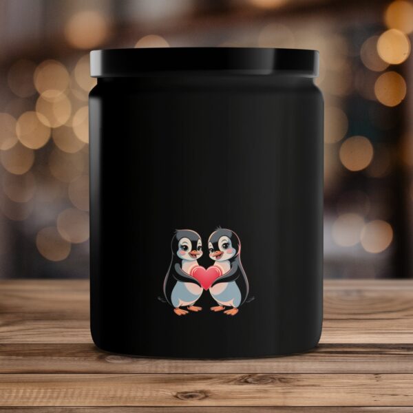 Cute Penguin Couple Scented Candle, Romantic Scented Candle, Anniversary Gift, Couple's Candle - Image 4