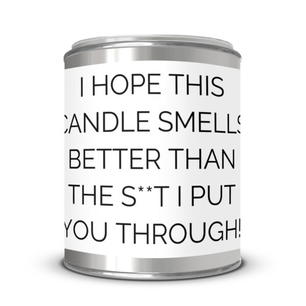 Funny Aromatic Humor Quote, Paint Can Scented Candles, 2 Sizes - Image 4