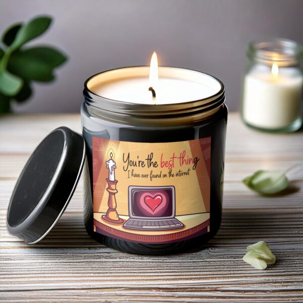 You're the Best Thing I Ever Found on the Internet, Romantic Gift Scented Candle, Candle for Lovers - Image 6