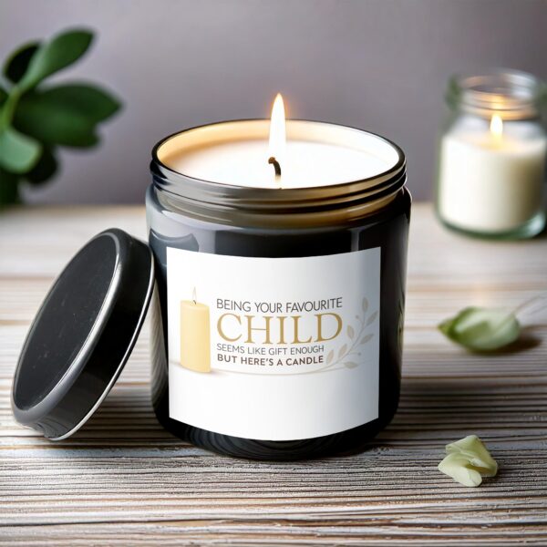 Being Your Favorite Child Candle, Funny Gift Candle, Scented Candle Gift, Unique Candle for Parents - Image 6