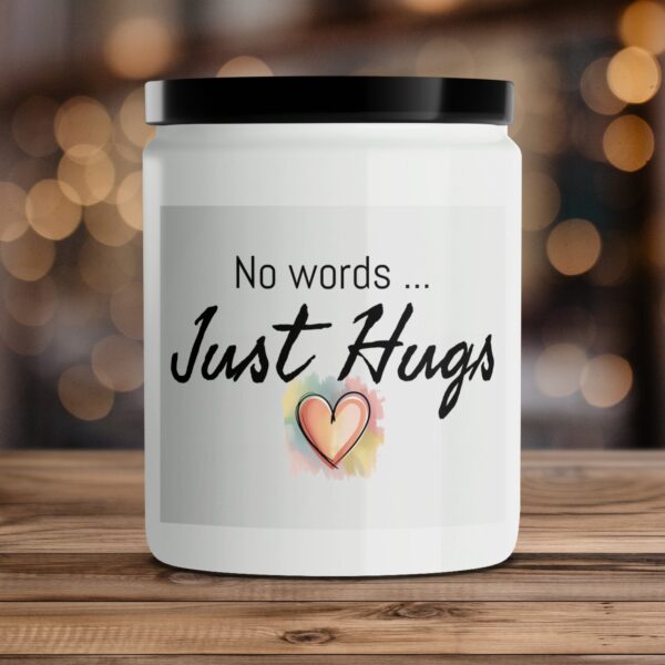 No Words Just Hugs Candle, Heartwarming Gift Candle, Comforting Aromatherapy Candle