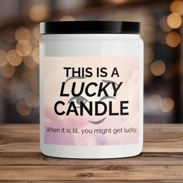 Lucky Scented Candle, Romantic Gift Candle, Suggestive Message Candle, Unique Gift for Partners