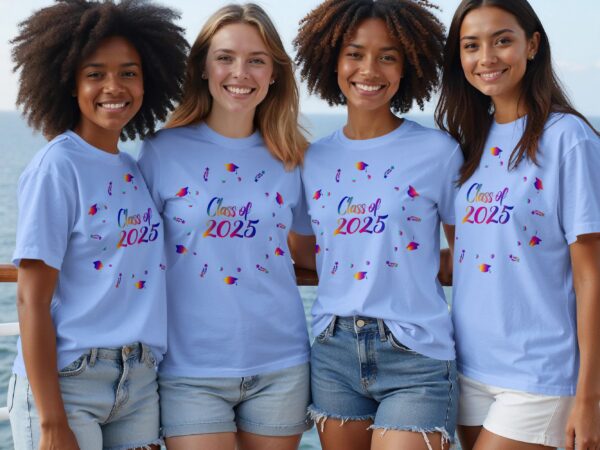Class of 2025 Graduation Party Celebration T-Shirts - Image 3
