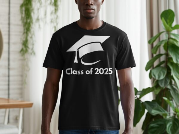 Class of 2025 Graduation Cap Design Celebration T-Shirts - Image 7