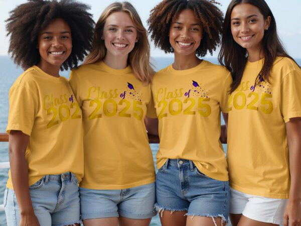 Class Of 2025 Graduation Celebration Design T-Shirts - Image 4