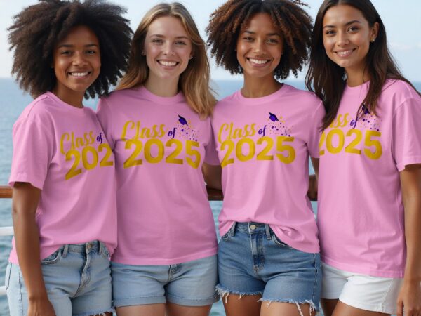 Class Of 2025 Graduation Celebration Design T-Shirts
