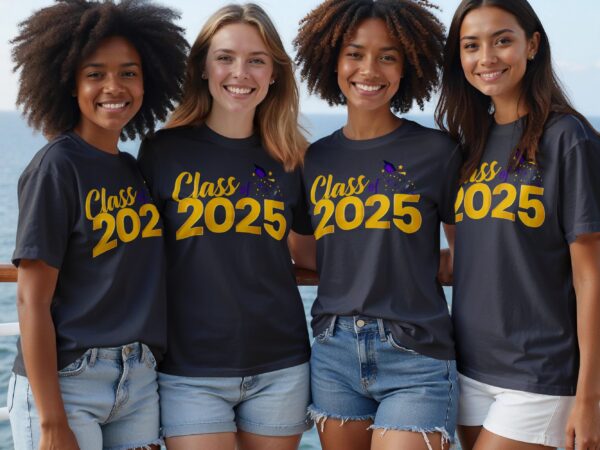 Class Of 2025 Graduation Celebration Design T-Shirts - Image 11
