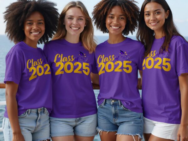 Class Of 2025 Graduation Celebration Design T-Shirts - Image 14