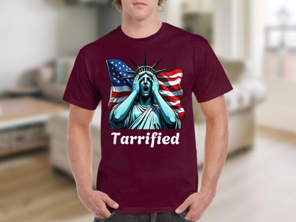 Tarrified Liberty Graphic Statement Novelty Design T-Shirts