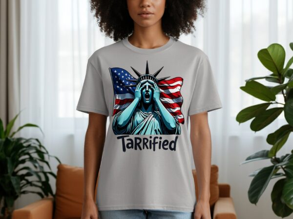 Tarrified Liberty Graphic Statement Novelty Design T-Shirts