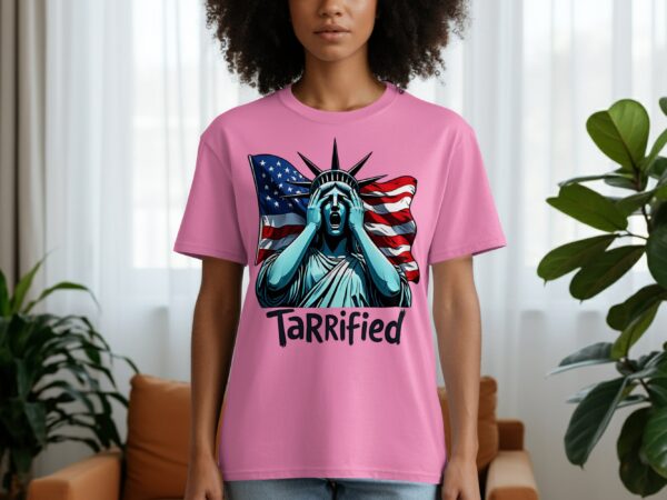 Tarrified Liberty Graphic Statement Novelty Design T-Shirts