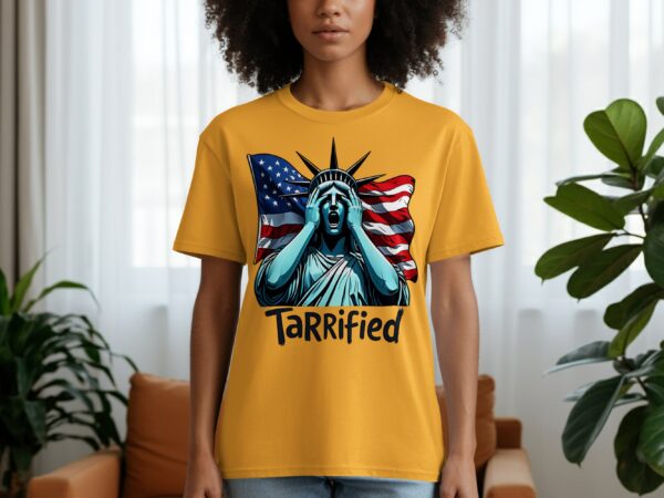Tarrified Liberty Graphic Statement Novelty Design T-Shirts